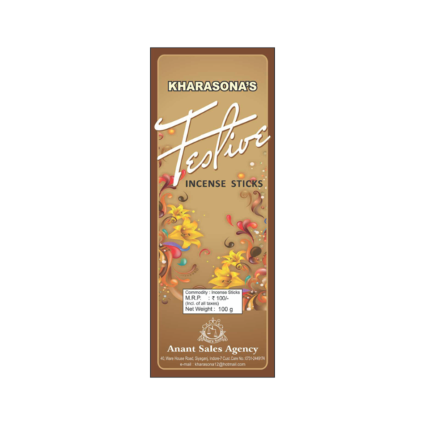 Festive Incense Sticks (40 Gram)