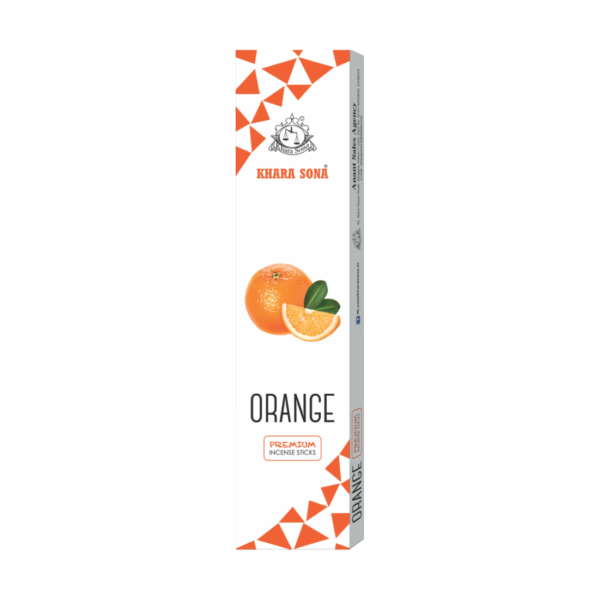 Orange Premium Incense Sticks (15 Gram)