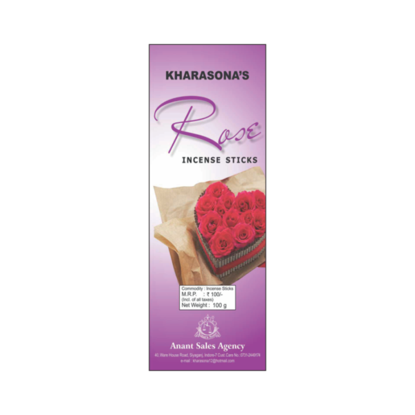 Rose Incense Sticks (100 Gram)