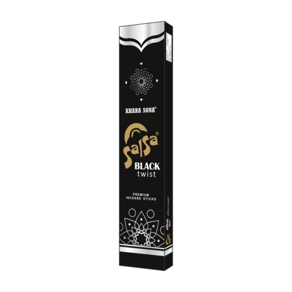 Salsa Black Twist Premium Incense Sticks (15 Gram)