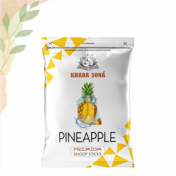 Pineapple Premium Wet Dhoop Zipper (20 Sticks)