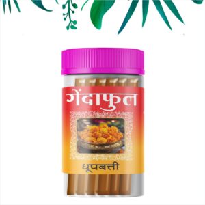 Genda Phool Premium Dhoop Stick Jar (110 g)