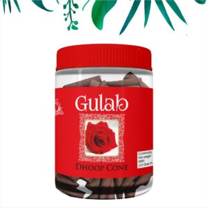 Gulab Dhoop Cone Jar (100 g)