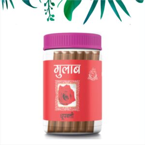 Gulab Premium Dhoop Stick Jar (110 g)