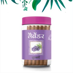 Lavender Premium Dhoop Stick Jar (110 g)