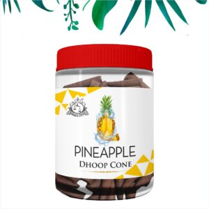 Pineapple Dhoop Cone Jar (100 g)