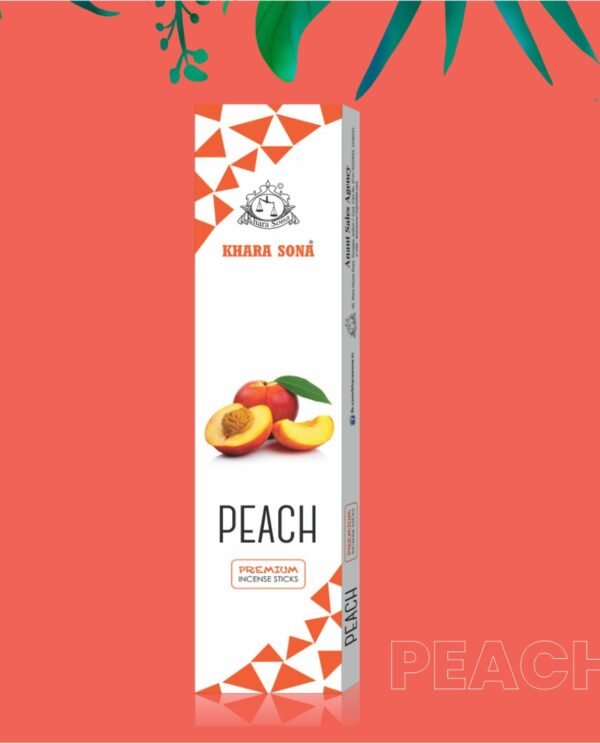 Peach Premium Incense Sticks - 15g