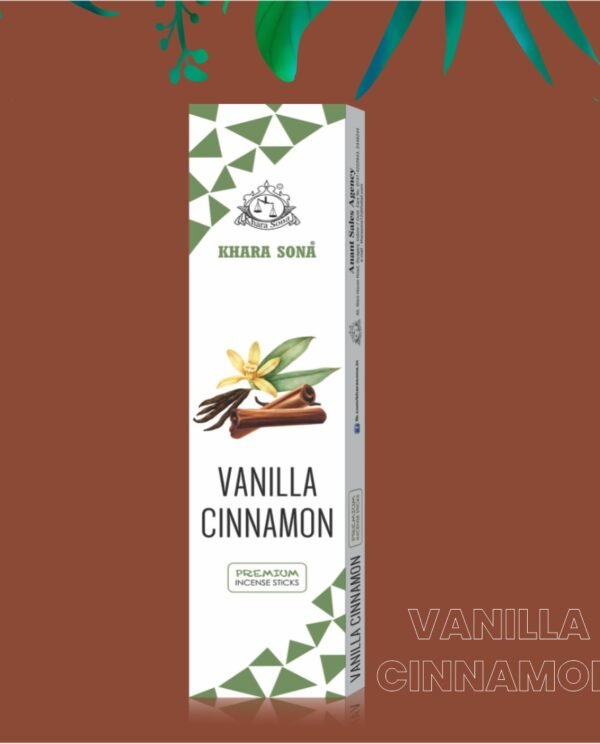 Vanilla Cinnamon Premium Incense Sticks - 15g