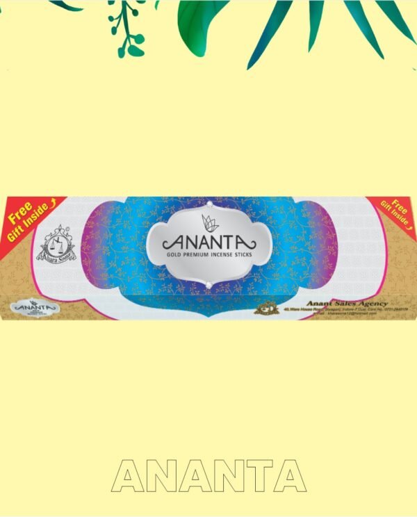 Ananta Premium Incense Sticks - 100g