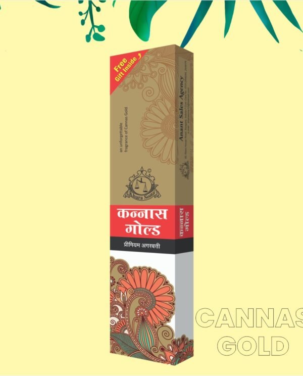 Cannas Gold Premium Incense Sticks - 100g