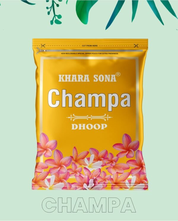 Champa Premium Wet Dhoop Zipper - 20 Sticks