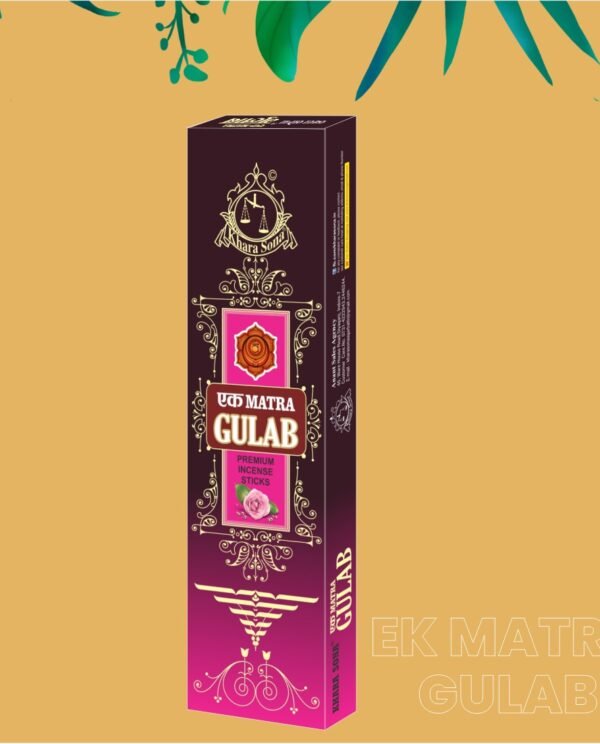 Ek Matra Gulab Premium Incense Sticks - 70g