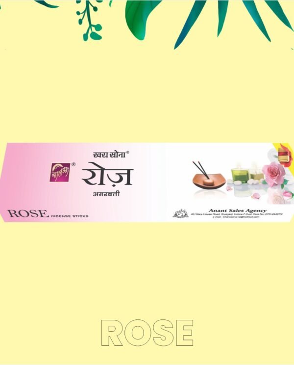 Rose Premium Incense Sticks - 120g