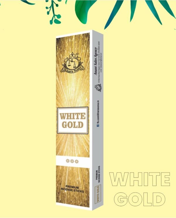 White Gold Premium Incense Sticks - 120g